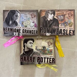 3 Harry Potter Noble Collection Film Artefact Boxes (EMPTY!)
